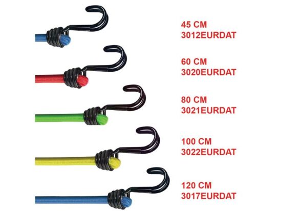 Twin Wire Bungee Cord 60cm Red 2 Piece - Image 5