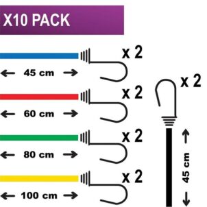 Twin Wire™ Bungee Organiser 10 Piece - Image 4