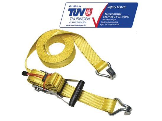 Ratchet Tie-Down J-Hooks 8.25m - Image 2