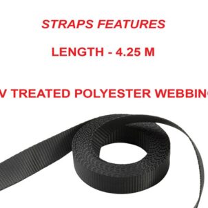 Ratchet Tie-Down S-Hooks 4.25m 2 Piece - Image 2