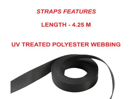 Ratchet Tie-Down S-Hooks 4.25m 2 Piece - Image 2
