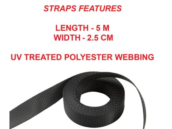 Ratchet Tie-Down S-Hooks 5m - Image 2