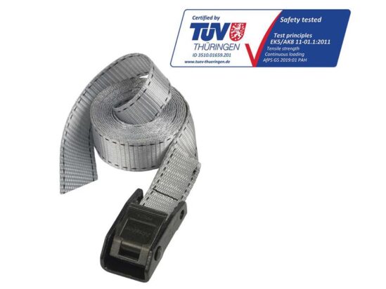 Lashing Strap with Metal Buckle, Grey 5m 150kg (Single) - Image 3