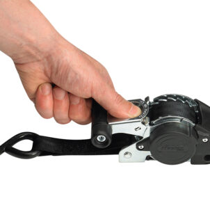 Retractable Ratchet Tie-Down S-Hook 3m 2 Piece
