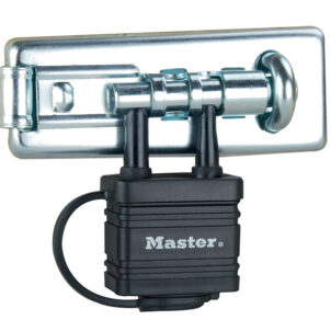 Bolt Hasp with Integrated Lock 110mm