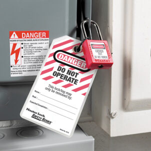 No. 497A Heavy-Duty Safety Tags (12) - DANGER DO NOT OPERATE