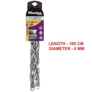 8016E Hardened Steel Chain 1m x 8mm