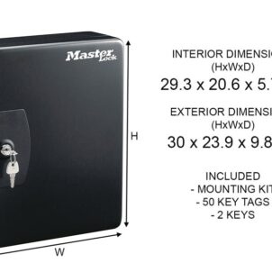Medium Key Storage Lock Box For 50 Keys - Image 2