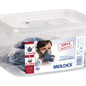 Series 7000 Half Mask (Medium) + 2 x A2P3 R Filters + Storage Box