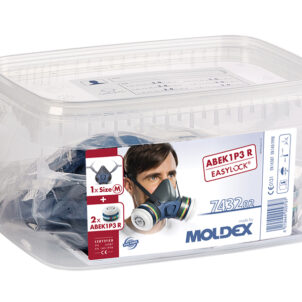 Series 7000 Half Mask (Medium) 2 x ABEK1P3 R Filters + Storage Box