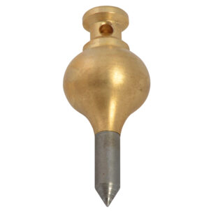 246U Brass Plumb Bob 43g (1.1/2oz) Size 00 - Image 2