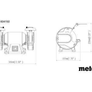 DS 150 M Bench Grinder 370W 240V - Image 4