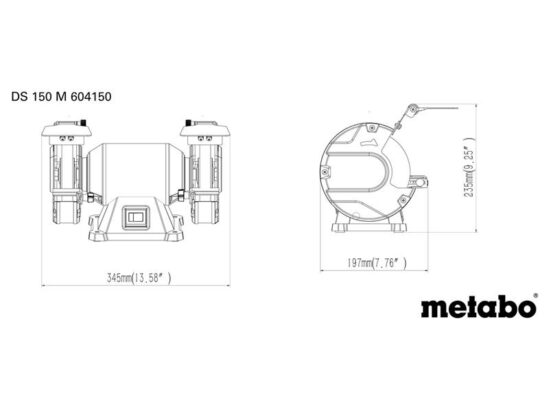 DS 150 M Bench Grinder 370W 240V - Image 4