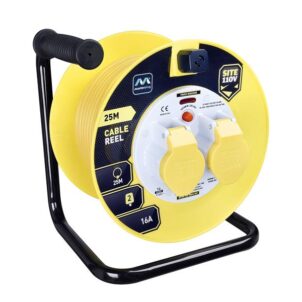 Cable Reel 110V 16A Thermal Cut-Out 25m