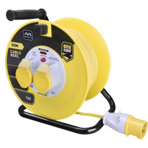 Cable Reel 110V 16A Thermal Cut-Out 50m