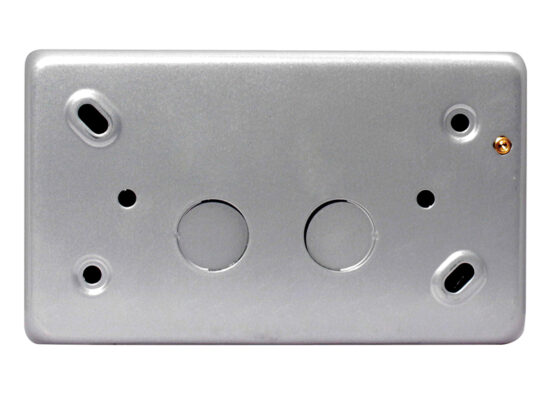 Metal Clad Switched Socket 2-Gang 13A - Image 2