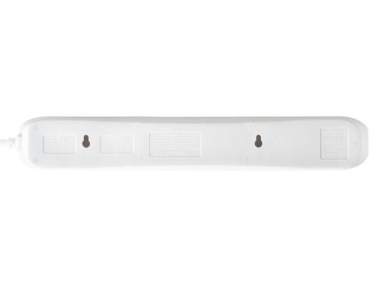 Extension Lead 240V 6-Gang 13A White Surge Protected 2m - Image 2