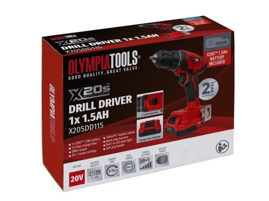 X20S™ Drill Driver 20V 1 x 1.5Ah Li-ion - Image 2