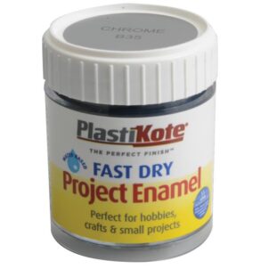 Fast Dry Enamel Paint B35 Bottle Chrome 59ml