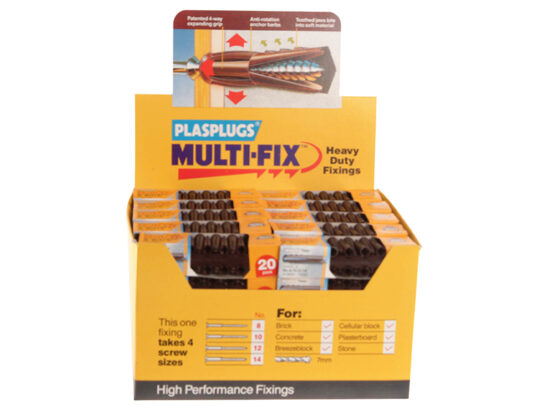 BJP700 Heavy-Duty Fixings (50 Packs x 20 Plugs) - Image 2