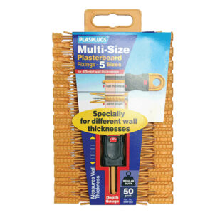 Multi-Size Plasterboard Fixings (50)