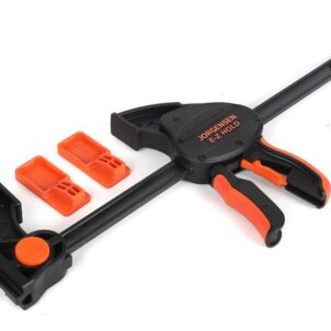 Heavy-Duty E-Z HOLD Adjustable Bar Clamp 12in