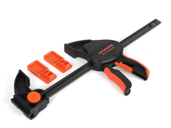 Heavy-Duty E-Z HOLD Adjustable Bar Clamp 12in