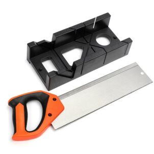 Plastic Mitre Box with Saw 11.1/4in