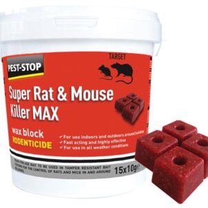 Super Rat & Mouse Killer MAX Wax Blocks
