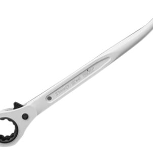 604 Short Bent Reversible Ratchet Podger 19 x 21mm White