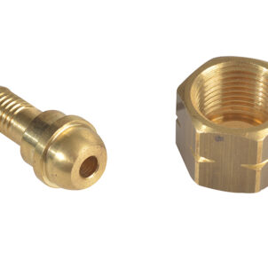B1022 3/8in Left Hand Nut & 6mm Tail