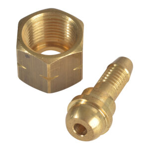 B1022 3/8in Left Hand Nut & 6mm Tail - Image 2