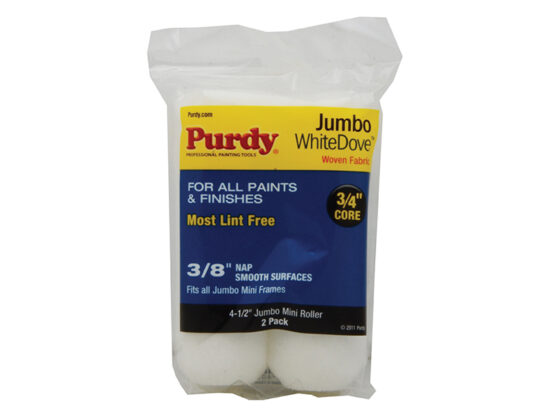 Jumbo Mini White Dove™ Sleeve 114 x 19mm (4.1/2 x 3/4in) (Pack 2) - Image 2