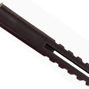 Brown Plastic Plugs Screw Size No.10-14 (10 x (Card 100)