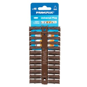 Brown UNO® Plugs 7 x 30mm (Card 48)