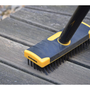 Heavy-Duty Scrub Brush Soft Grip 200mm (8in) NO Handle