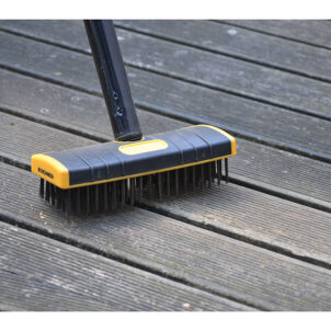 Heavy-Duty Scrub Brush Soft Grip 200mm (8in) NO Handle - Image 2