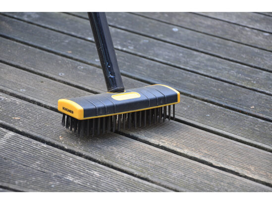 Heavy-Duty Scrub Brush Soft Grip 200mm (8in) NO Handle - Image 3