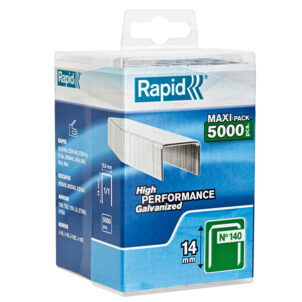 140/14 14mm Galvanised Staples (Poly Pack 5000)