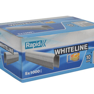 28/10 10mm DP x 5m White Staples (Box 1000 x 5)