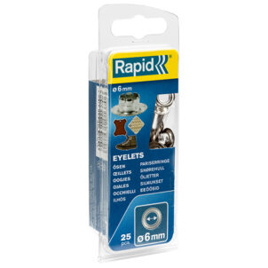 Eyelets 6mm Pack of 25 + Assembly Tools