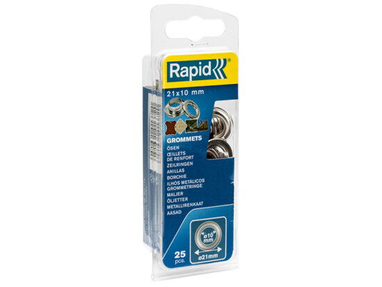 Grommets 10 x 21mm (25) + Metal 2 Piece Anvil - Image 3