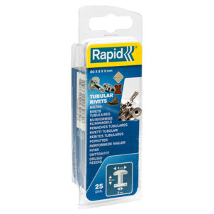 Tubular Rivets 8 x 3 x 9mm Cap 3 x 8mm (Pack 25) - Image 5