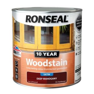 10 Year Woodstain Deep Mahogany 2.5 litre
