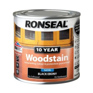 10 Year Woodstain Ebony 250ml