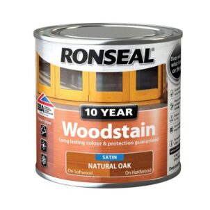 10 Year Woodstain Natural Oak 250ml