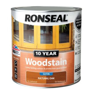 10 Year Woodstain Natural Oak 2.5 litre