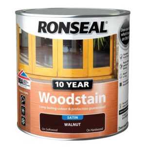 10 Year Woodstain Walnut 2.5 litre