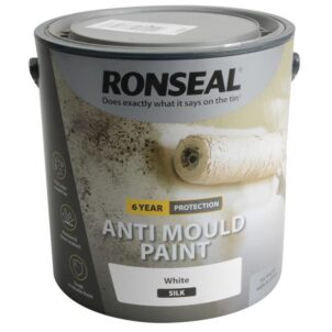 6 Year Anti Mould Paint White Silk 2.5 litre