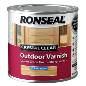 Crystal Clear Outdoor Varnish Satin 250ml